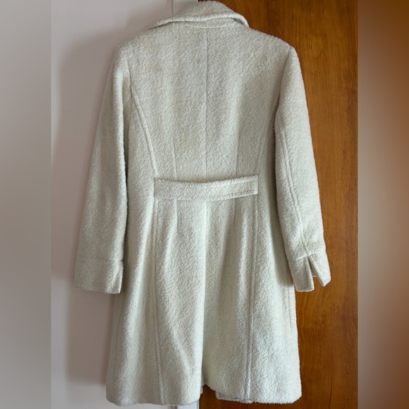 Nine West Cream Wool Coat - Picture 2 of 13